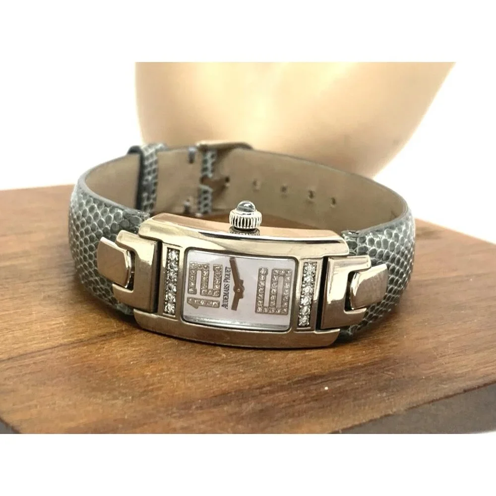 Audemars Piguet Women's Watch E86608 Promesse Diamond Mother of Pearl 18K Tank